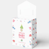 Colorful Winter It's Cold Outside Baby Shower フェイバーボックス (見開き)