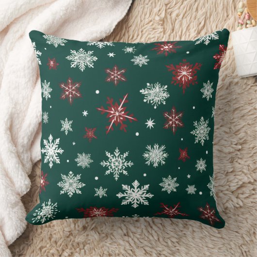 Colorful Winter Magic – Festive Christmas Design クッション (ブランケット)