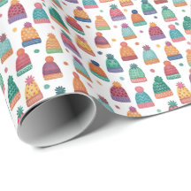 Colorful Woolly Hats Winter