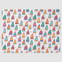 Colorful Woolly Hats Winter