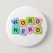 Colorful Word Nerd 缶バッジ (正面)