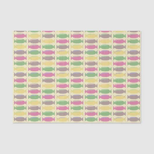 Colorful Wrapped Candy Pattern 薄葉紙 (正面)
