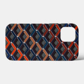 Colorful zigzag Karo-steps Case-Mate iPhoneケース (裏面 (横))