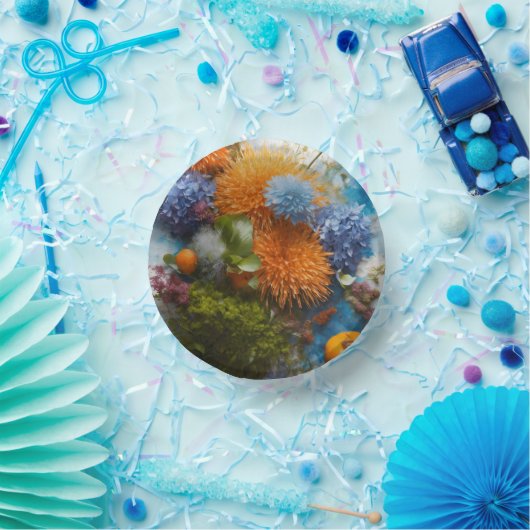 #ColorfulFlowerPaperPlate ペーパーボウル (パーティー)