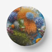 #ColorfulFlowerPaperPlate ペーパーボウル (正面)