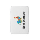 colorfullのオンドリのおはよう バスマット (正面縦)