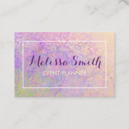 Colorfullの背景のデザインのBussinesカード 名刺