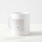 Colorfullの蜜蜂の巣の女王蜂 コーヒーマグカップ (正面左)