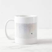 Colorfullの蜜蜂の巣の女王蜂 コーヒーマグカップ (左)