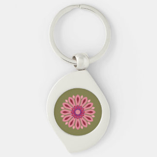 COLORFULL MODERN FLOWER GIFT DAUGHTER SISTER MOM キーホルダー
