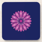 COLORFULL MODERN FLOWER GIFT DAUGHTER SISTER MOM コースター (正面)