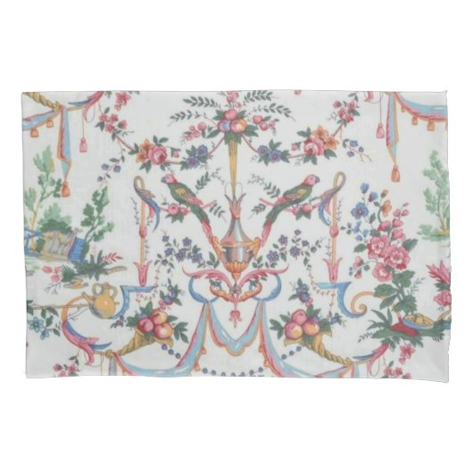 Colorfull Toile de Jouy 枕カバー (正面)
