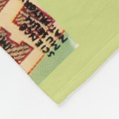 Colorfully Illustrated Map of London  フリースブランケット (角)