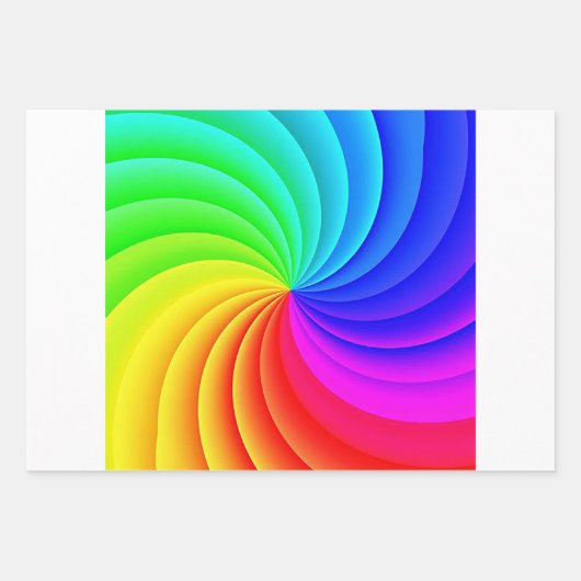 Colorfulm Pinwheel  ラッピングペーパーシート (正面)