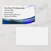 ColorfulModern House Painter Business Cards Design 名刺 (正面/裏面)