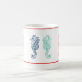 Colorfunのタツノオトシゴのマグ コーヒーマグカップ (中央)