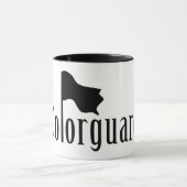 Colorguardフラグ文字 マグカップ (中央)