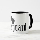 Colorguardフラグ文字 マグカップ (正面右)