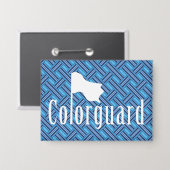 Colorguardフラグ文字 缶バッジ (正面/裏面)