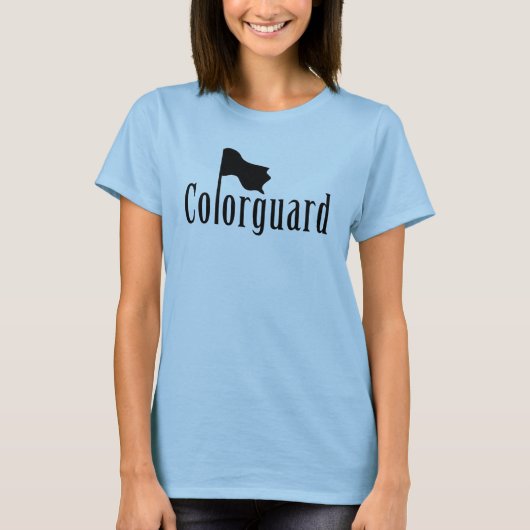 Colorguardフラグ文字 Tシャツ (正面)