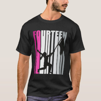 Colorguard 14番目のマーチングバンドフラグ tシャツ