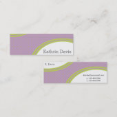 Colori Pastelloの呼出し スキニー名刺 (正面/裏面)