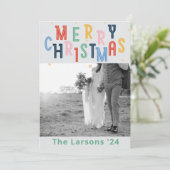 Colorida tarjeta navideña de Feliz シーズンカード (スタンド正面)