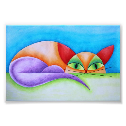 Colorido gato フォトプリント            (正面)