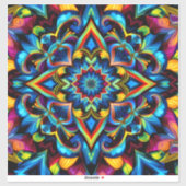 Colorido Kaleidoscope Mandala iPhone 14 Funda シール (シート)