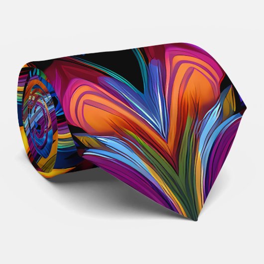 Colorido Kaleidoscope Mandala iPhone 14 Funda ネクタイ (ロール)