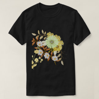 Coloring Flowers Art Design | Floral Coloring Tシャツ