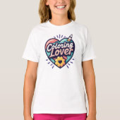 Coloring Lover – Funny Creative Art Tシャツ (正面)