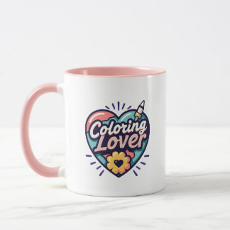 Coloring Lover Mug – Funny Personalized Gift マグカップ