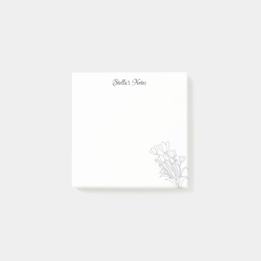 Colorit yourself flower bouquetノート ポストイット (正面)