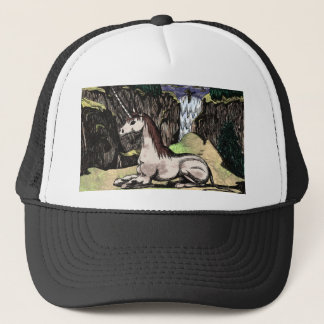 "colorized山のユニコーン" キャップ