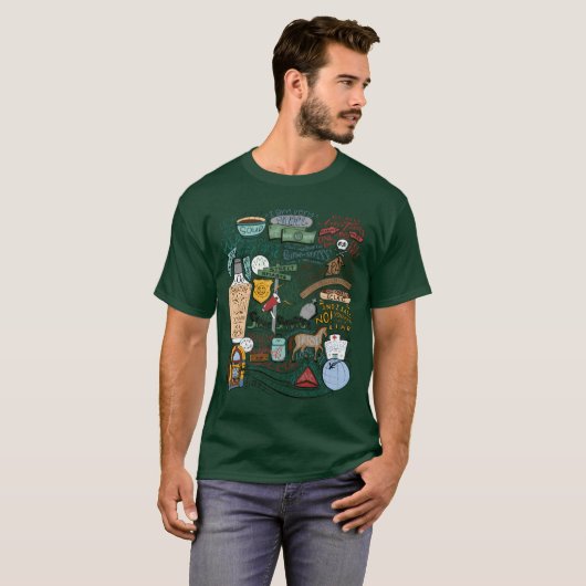 Colorized John Mulaney Quote Compilation friend Tシャツ (正面フル)