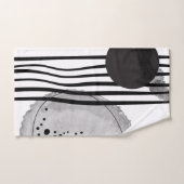 Colorless Abstract Watercolor Two バスタオルセット (ハンドタオル)