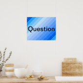 Colorplayアーティスト作成宇宙ポスター – 質問 ポスター (キッチン)