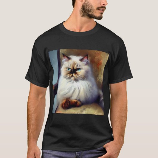 Colorpoint Persian Cat Tシャツ (正面)