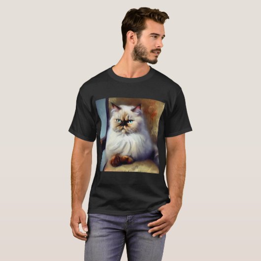 Colorpoint Persian Cat Tシャツ (正面フル)