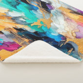 Colors and Gold シェルパブランケット (3/4)