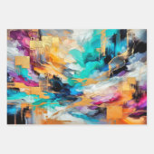 Colors and Gold ラッピングペーパーシート (正面3)