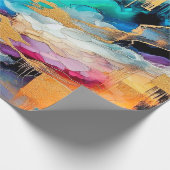 Colors and Gold ラッピングペーパー (角)