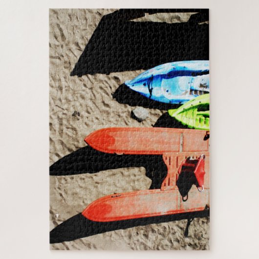 colors and shadows on the beach ジグソーパズル (縦)