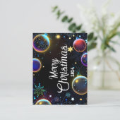 Colors Christmas - Cartes Pour Fêtes Annuelles シーズンポストカード (スタンド正面)