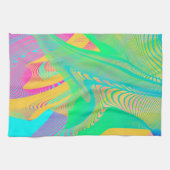 COLORS FLUO – フラクタルアート – キッチンタオル (横)