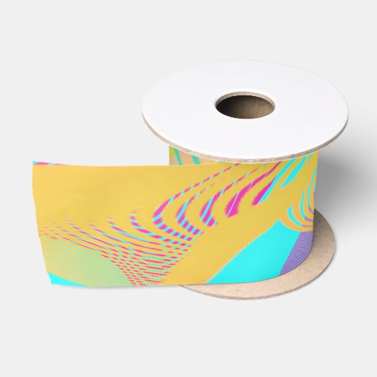 COLORS FLUO – フラクタルアート –  サテンリボン (リール)