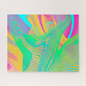 COLORS FLUO – フラクタルアート –  ジグソーパズル (横)