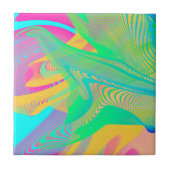 COLORS FLUO – フラクタルアート –  タイル (正面)