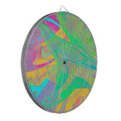 COLORS FLUO – フラクタルアート –  ダーツボード (正面左)